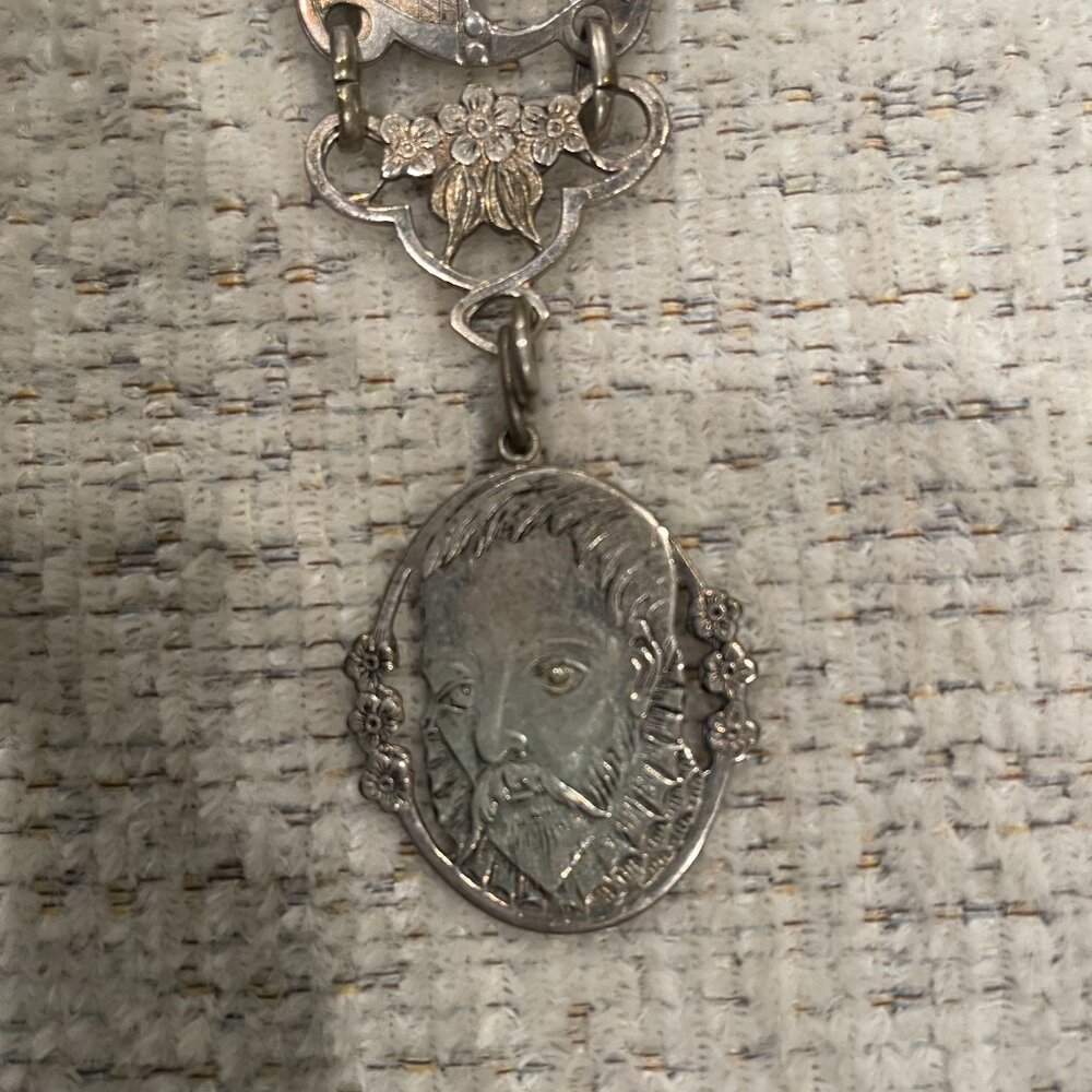 Vintage Don Quixote Silver Bracelet View 2